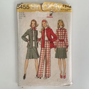 Simplicity 5455 Sewing Pattern